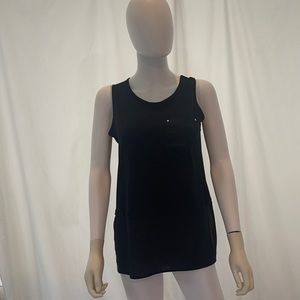 Black Calvin Klein cap sleeve top